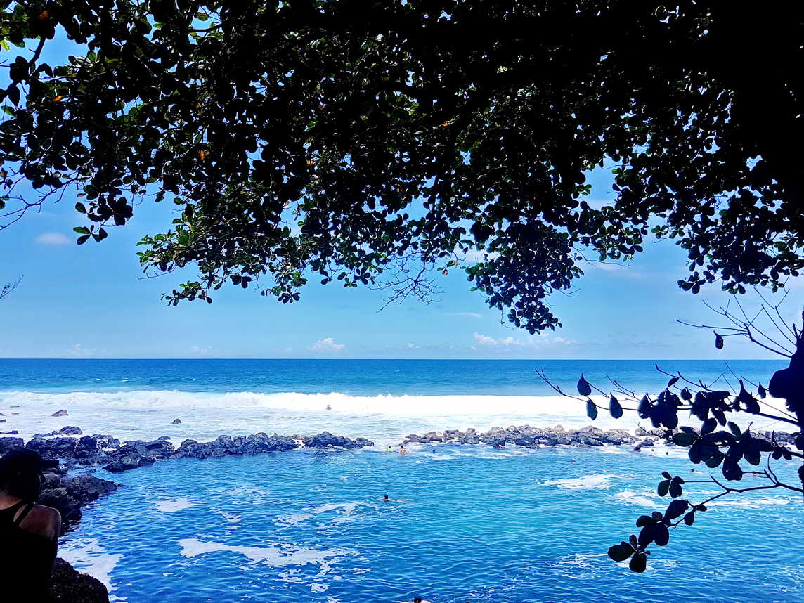 bassin de baignade à Manapany les bains